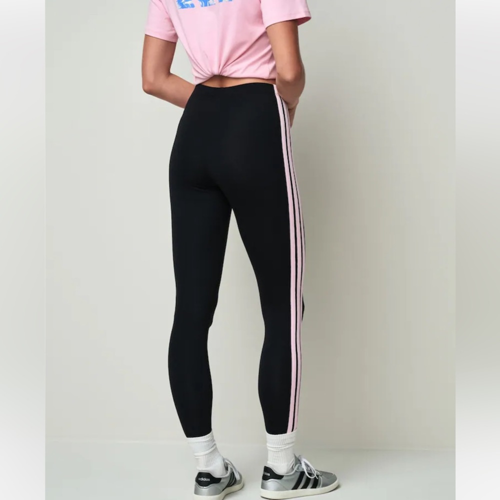NEW! ADIDAS Leggings - Pink Stripes